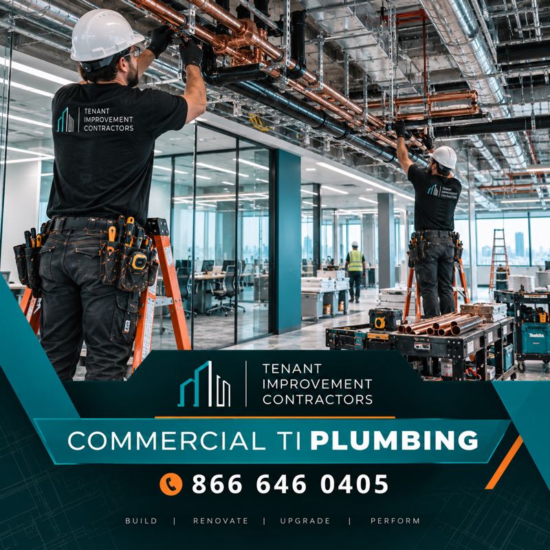 Contractor working on a commercial fit-out